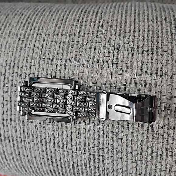 Women's watch by Geneva gunmetal color - Picture 3 of 4